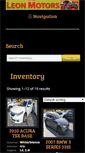 Mobile Screenshot of leonmotors831.com